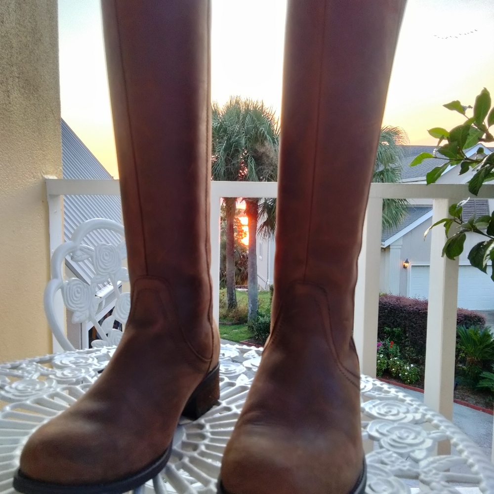 UGG Leather Seldon Stout Tall Boots